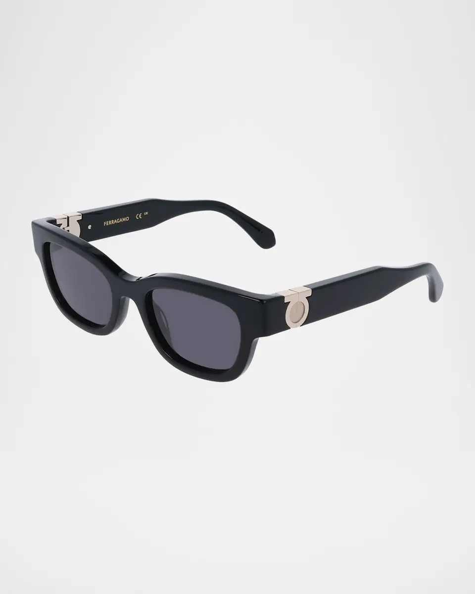 Ferragamo Gancino Rectangle Acetate Sunglasses | Thumbnail 2 Ferragamo Gancino Rectangle Acetate Sunglasses | Thumbnail 2