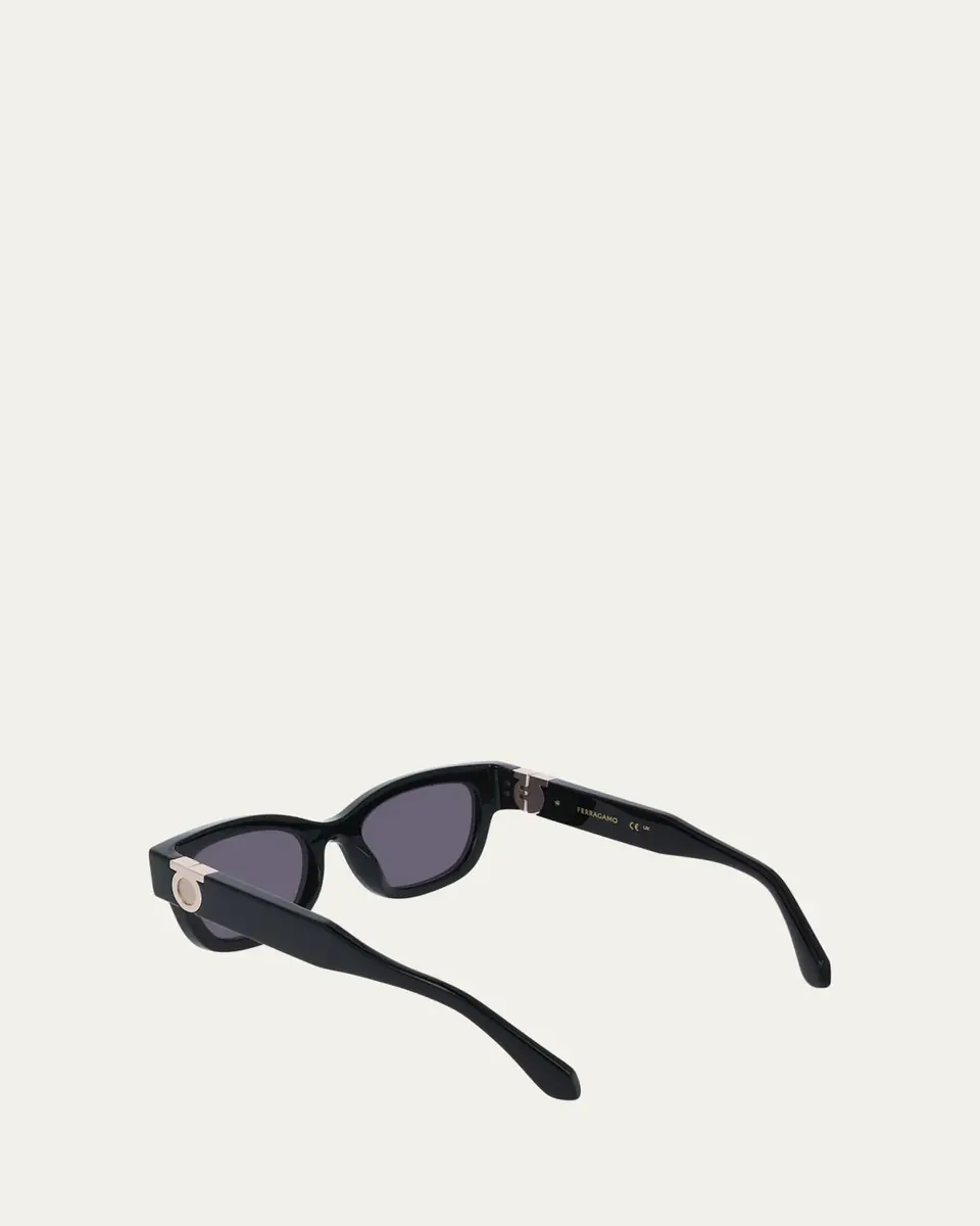 Ferragamo Gancino Rectangle Acetate Sunglasses | Thumbnail 5 Ferragamo Gancino Rectangle Acetate Sunglasses | Thumbnail 5