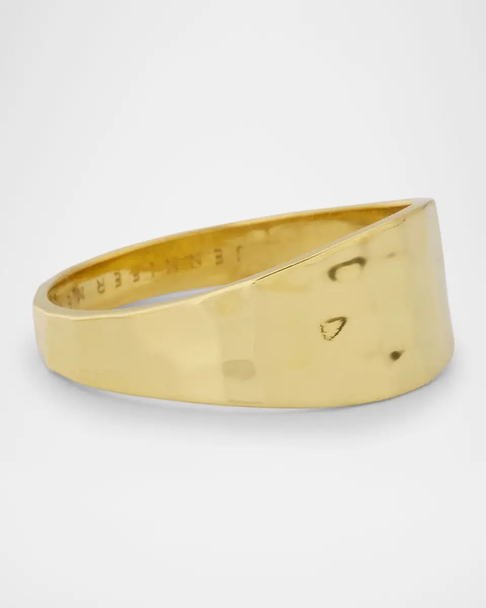 Jennifer Meyer Tapered Hammered Ring | Thumbnail 4
