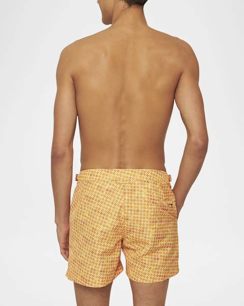 Orlebar Brown Men's Setter Geo-Print Swim Shorts | Thumbnail 3 Orlebar Brown Men's Setter Geo-Print Swim Shorts | Thumbnail 3