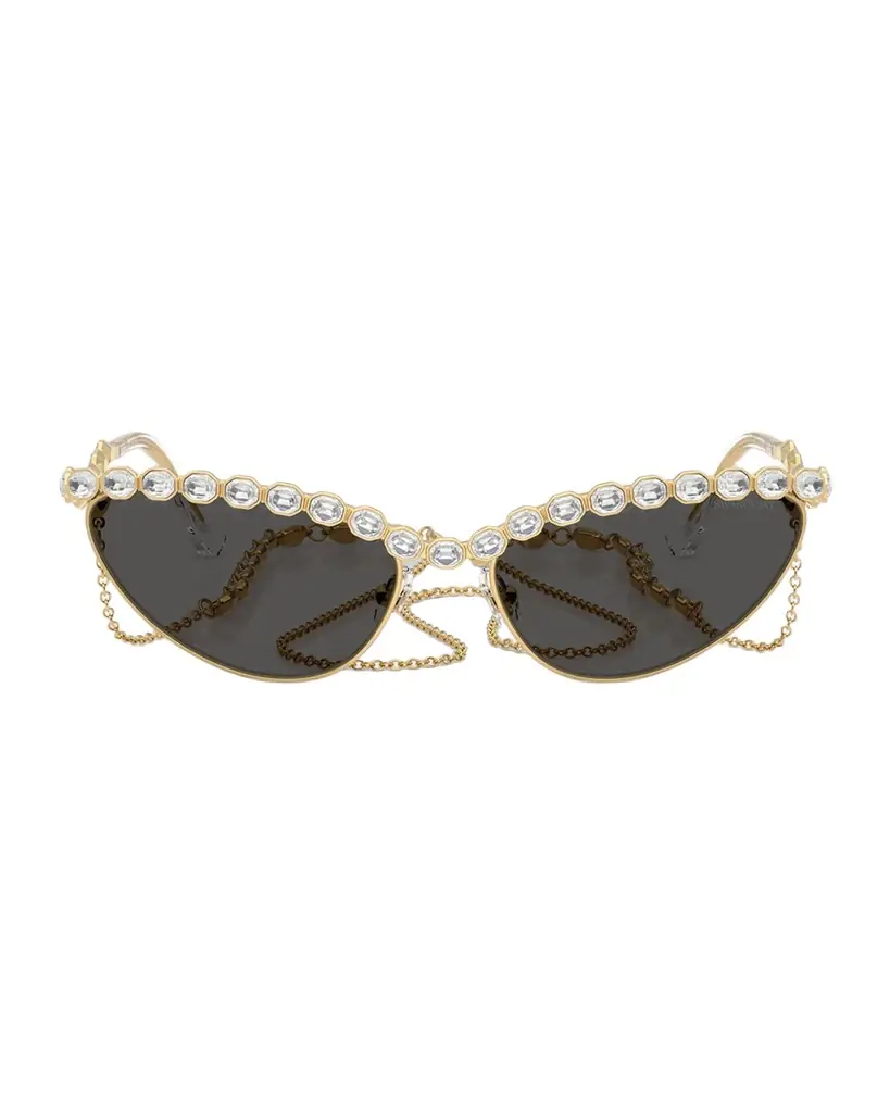 SWAROVSKI SK7030 Cat Eye Crystalized Sunglasses | Image 1 SWAROVSKI SK7030 Cat Eye Crystalized Sunglasses | Image 1