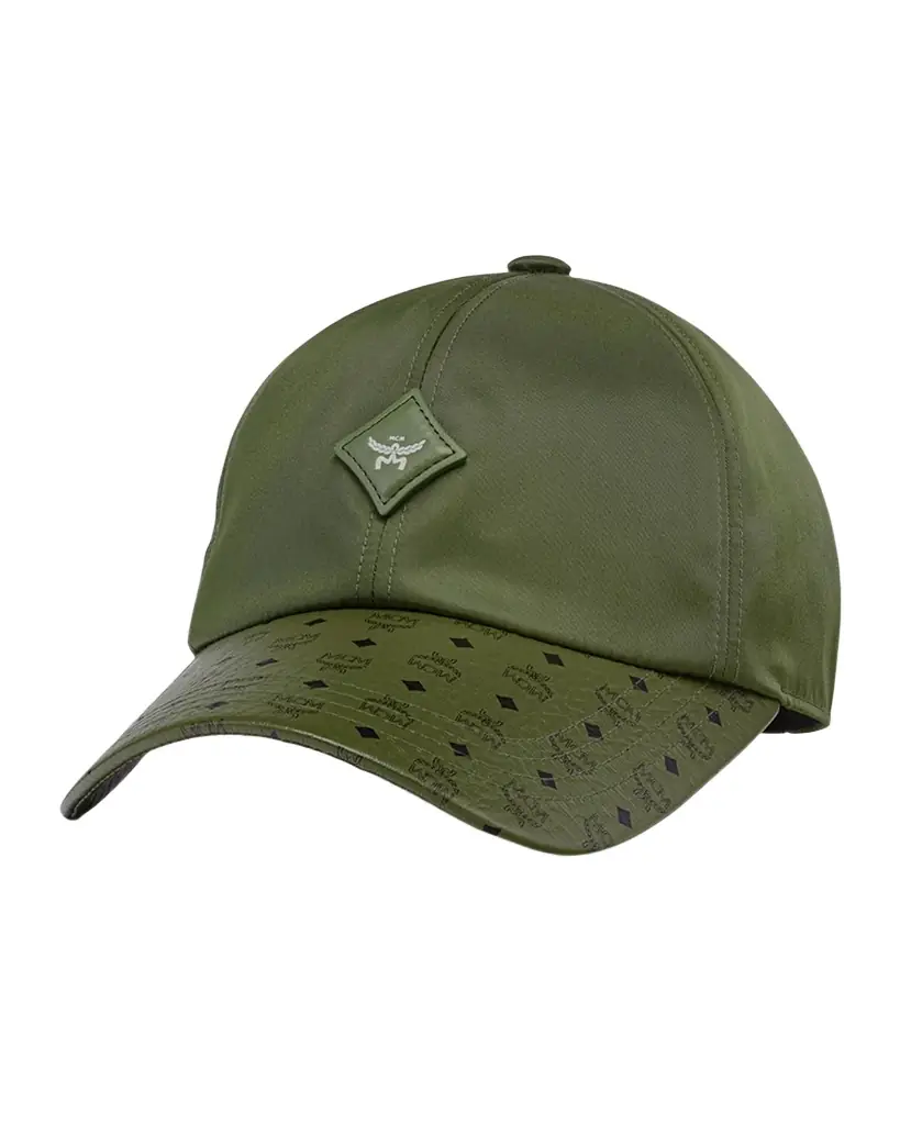 MCM Men's Re-Nylon and Leather Baseball Cap
