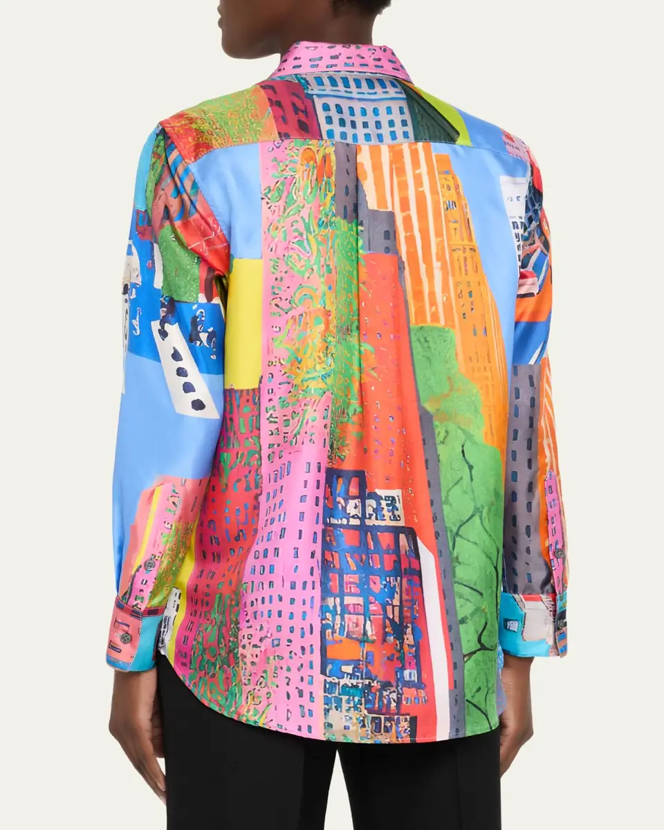 Libertine NYC Printed Silk New Classic Shirt | Thumbnail 7