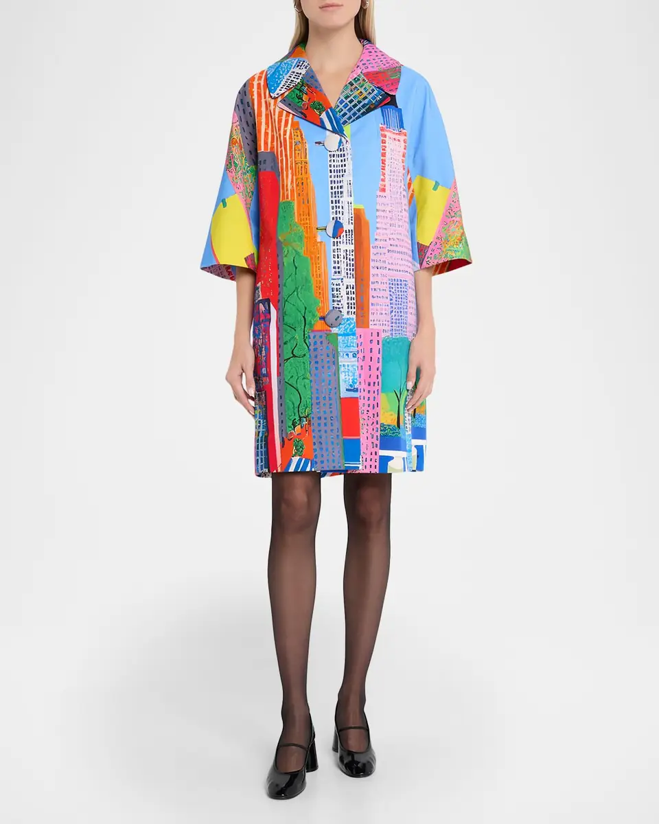 Libertine NYC Print 60 's Coat | Thumbnail 2