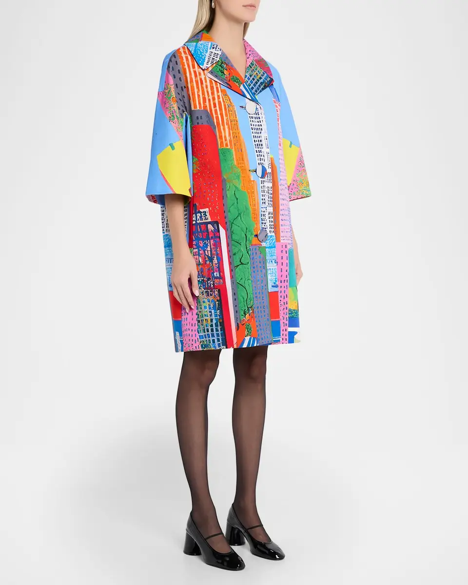 Libertine NYC Print 60 's Coat | Thumbnail 4