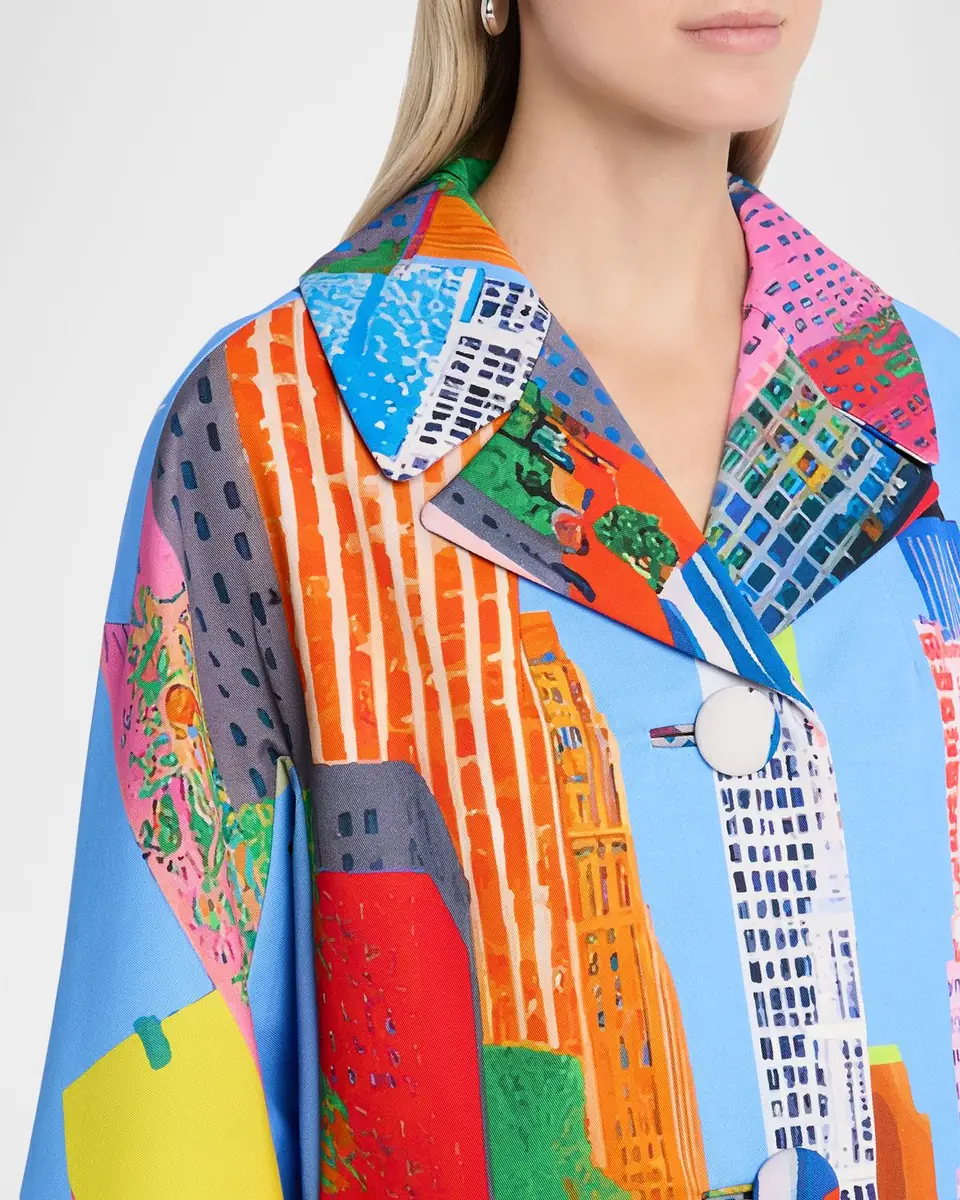 Libertine NYC Print 60 's Coat | Thumbnail 5
