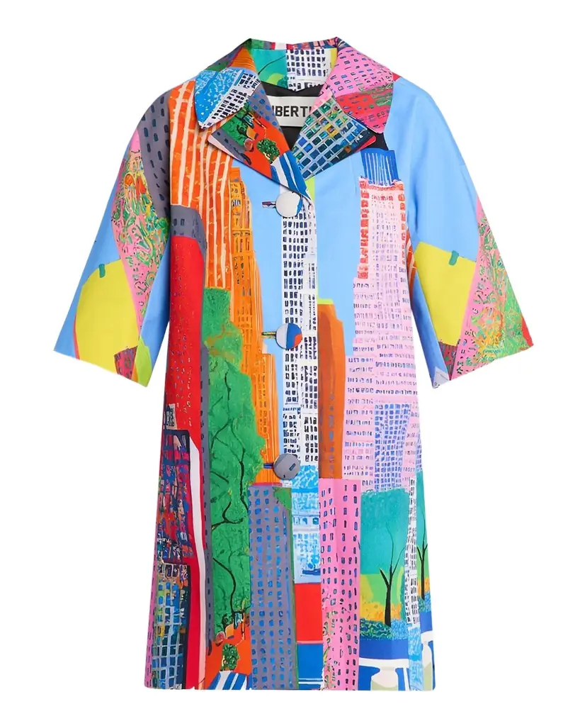 Libertine NYC Print 60 's Coat | Image 1 Libertine NYC Print 60 's Coat | Image 1