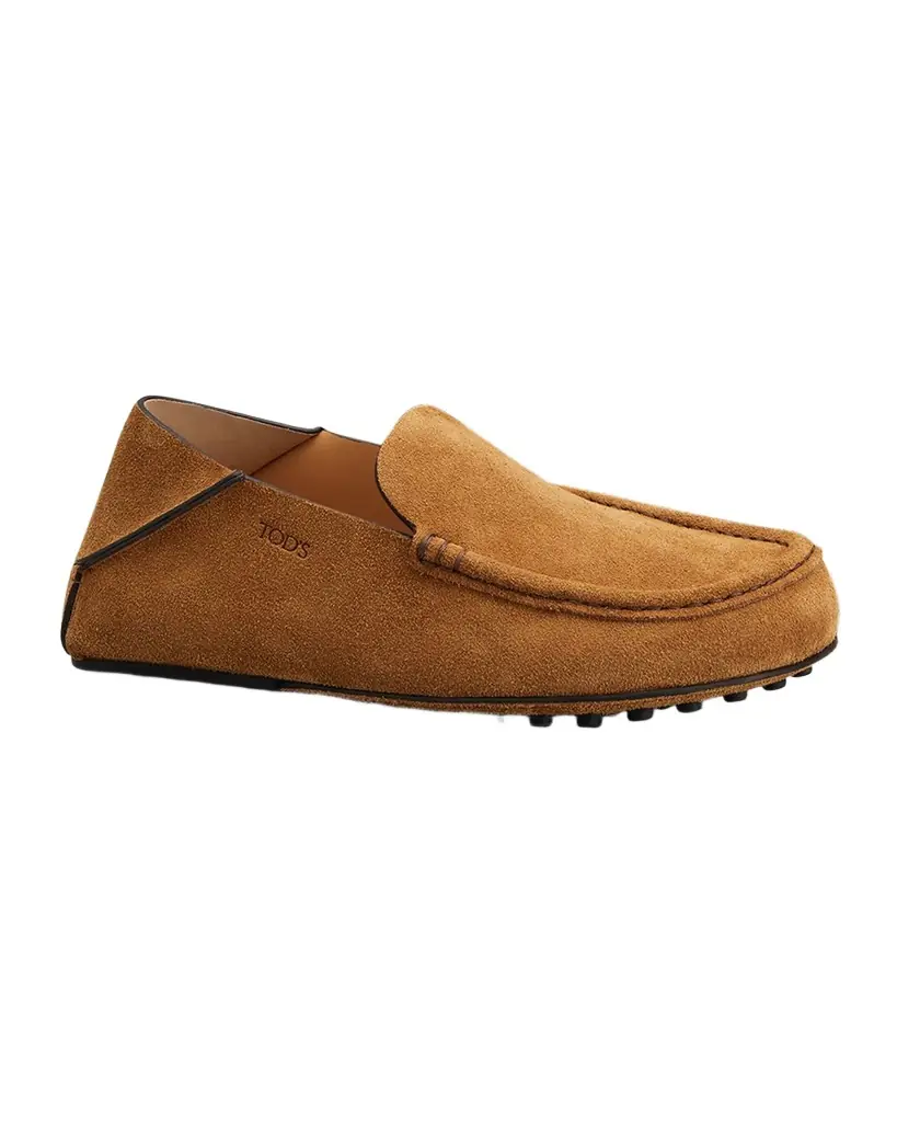 Tod's Men's Pantofola Suede Moccasin Slipper Loafers | Image 1 Tod's Men's Pantofola Suede Moccasin Slipper Loafers | Image 1