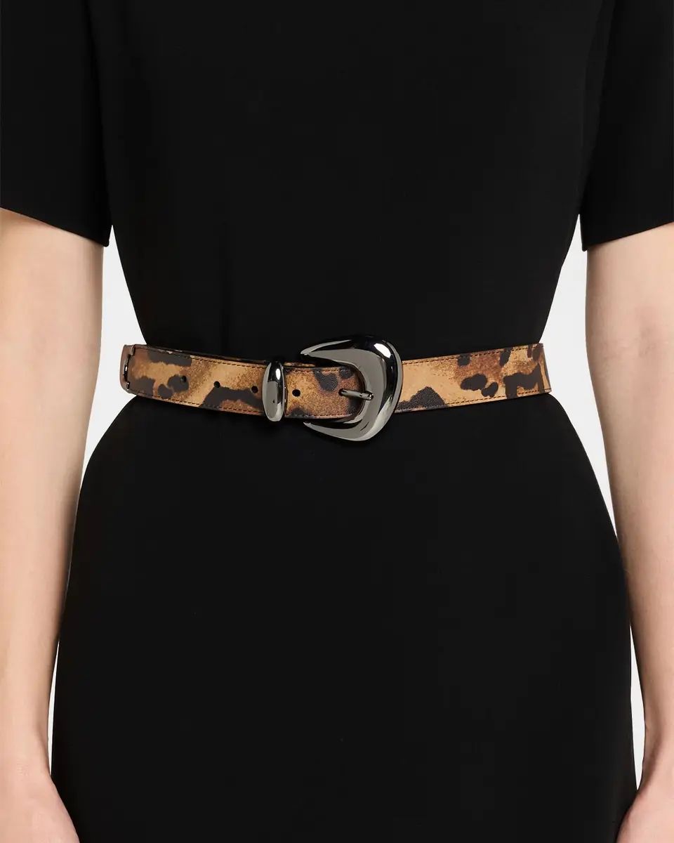 Christian Louboutin Bubble Bengali-Print Leather Belt | Thumbnail 2 Christian Louboutin Bubble Bengali-Print Leather Belt | Thumbnail 2