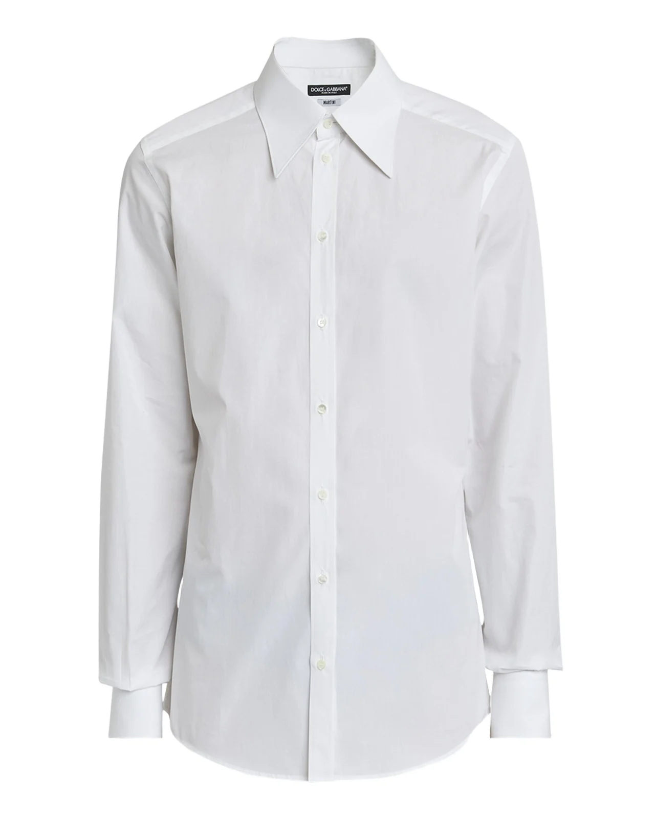 Men's Cotton Point-Collar Sport Shirt