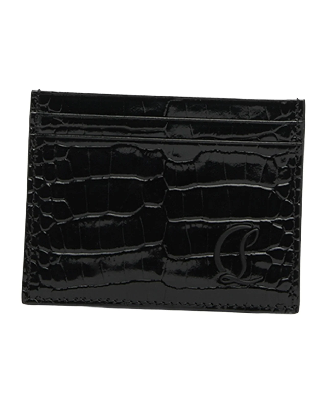 Men's Mooncrest Croc-Print Leather Card Holder Men's Mooncrest Croc-Print Leather Card Holder