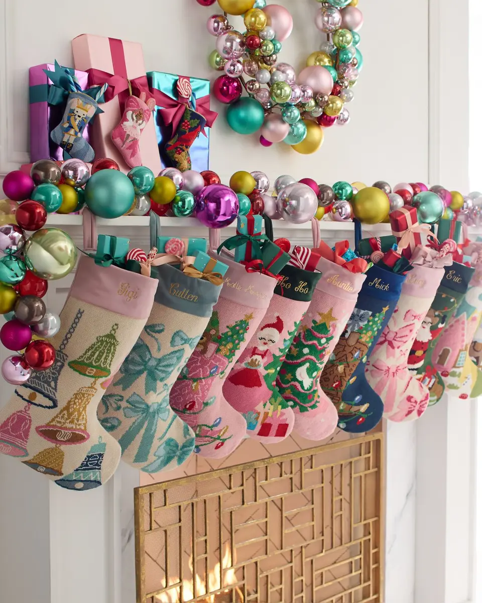 Bauble Stockings x Sainty Nelsen "Kindly Kate" Christmas Stocking, Personalized | Thumbnail 2