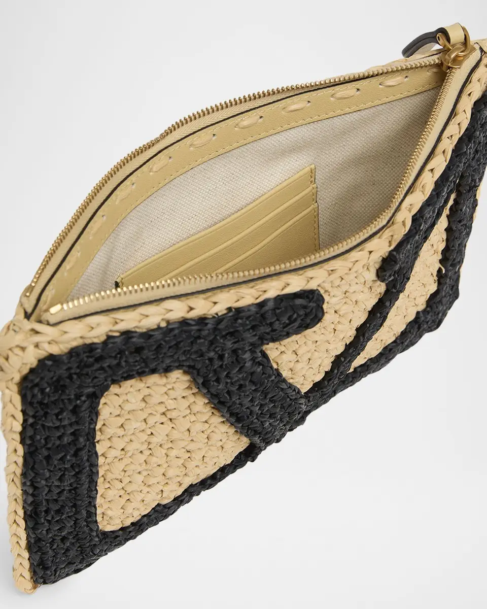 Valentino Garavani Viva Superstar VLOGO Crochet Clutch Bag | Thumbnail 3
