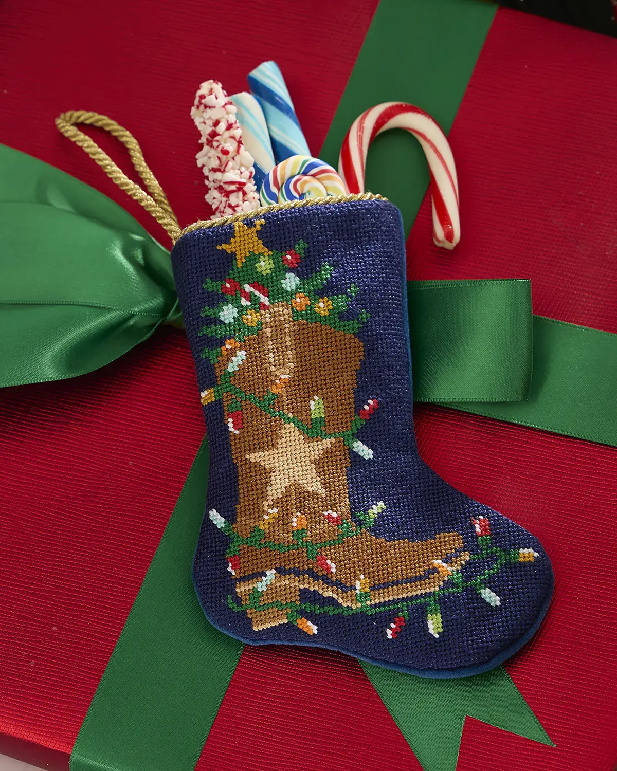 Bauble Stockings x Sainty Nelsen "The Mickey" Mini Bauble Stocking