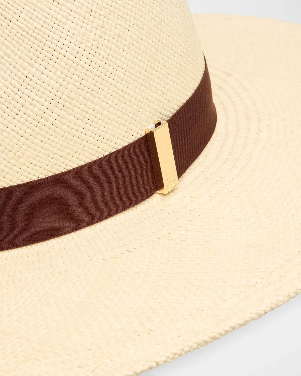 Gigi Burris Jeanne Straw Fedora Hat | Thumbnail 2
