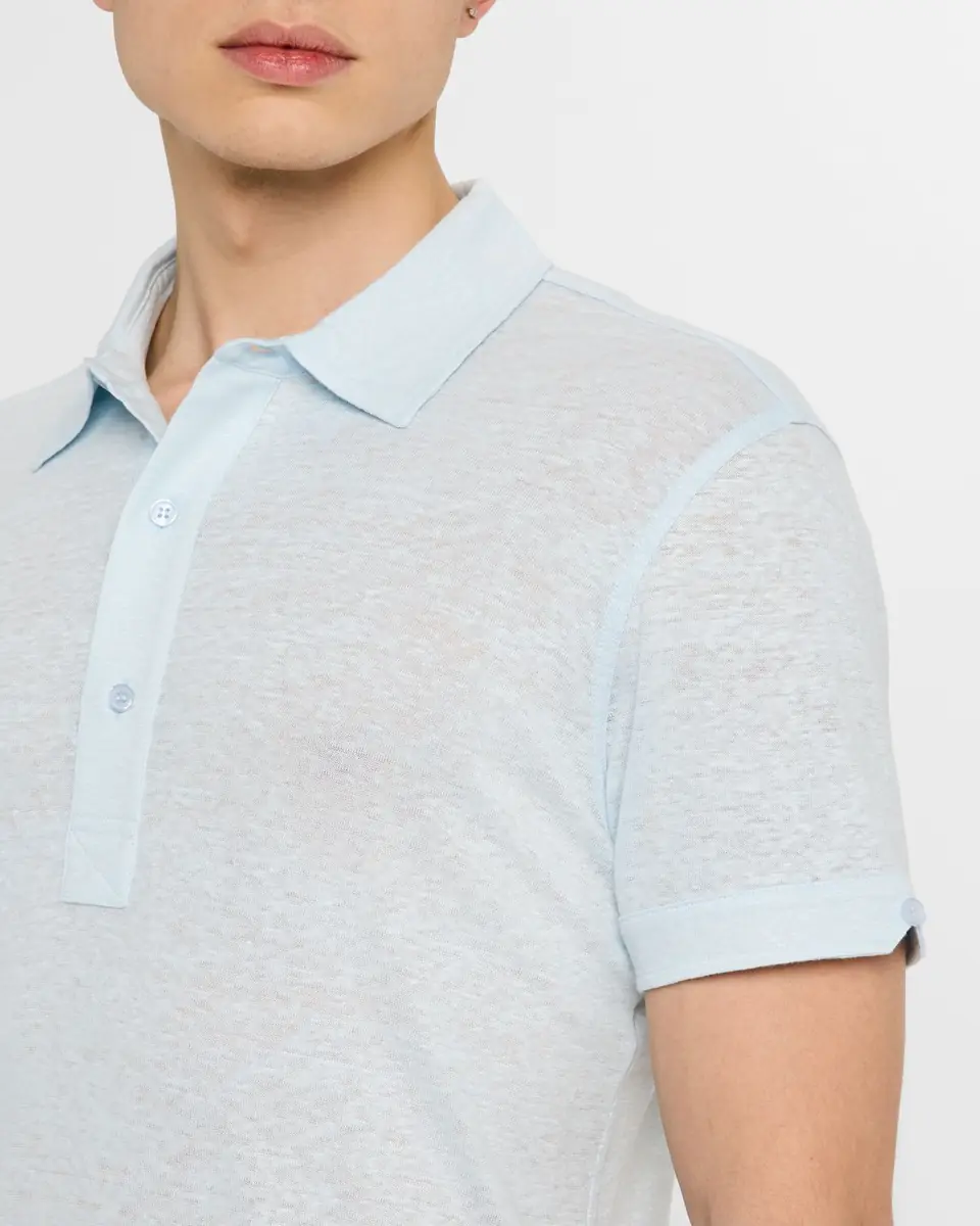 Orlebar Brown Men's Sebastian Short-Sleeve Linen Polo Shirt | Thumbnail 5 Orlebar Brown Men's Sebastian Short-Sleeve Linen Polo Shirt | Thumbnail 5