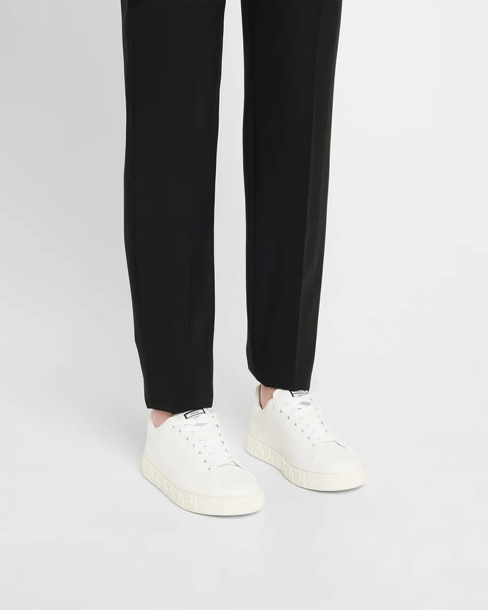 Versace La Greca Vegan Low-Top Sneakers | Thumbnail 2 Versace La Greca Vegan Low-Top Sneakers | Thumbnail 2