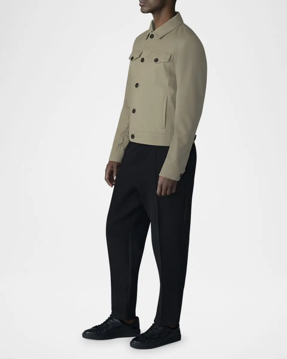 Mackage Men's NASH-CO Twill Trucker Jacket | Thumbnail 4 Mackage Men's NASH-CO Twill Trucker Jacket | Thumbnail 4