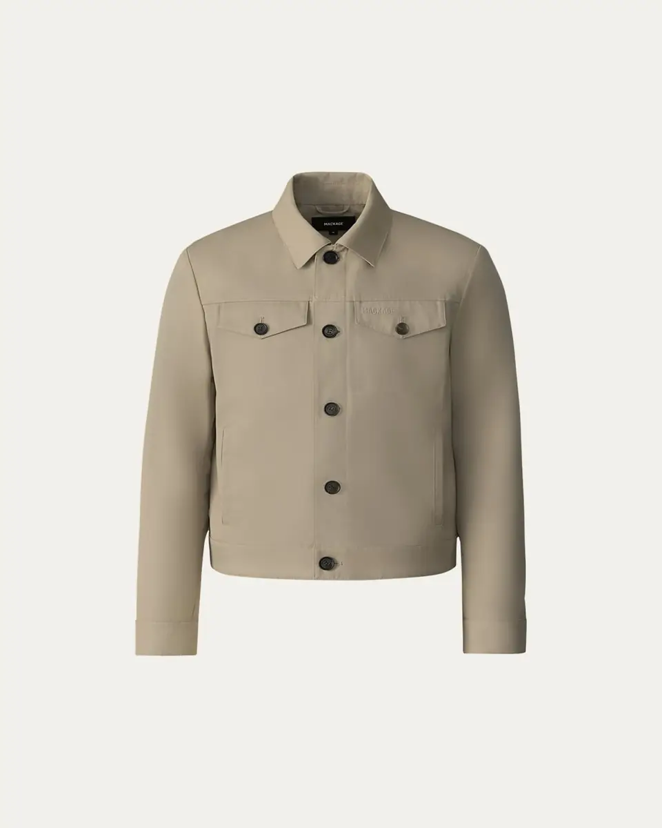 Mackage Men's NASH-CO Twill Trucker Jacket | Thumbnail 5 Mackage Men's NASH-CO Twill Trucker Jacket | Thumbnail 5