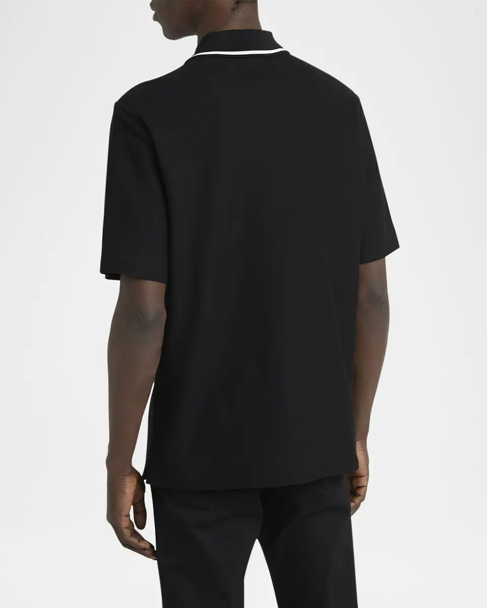 Dolce & Gabbana Men's Cotton Pique DG-Pocket Polo Shirt | Thumbnail 2