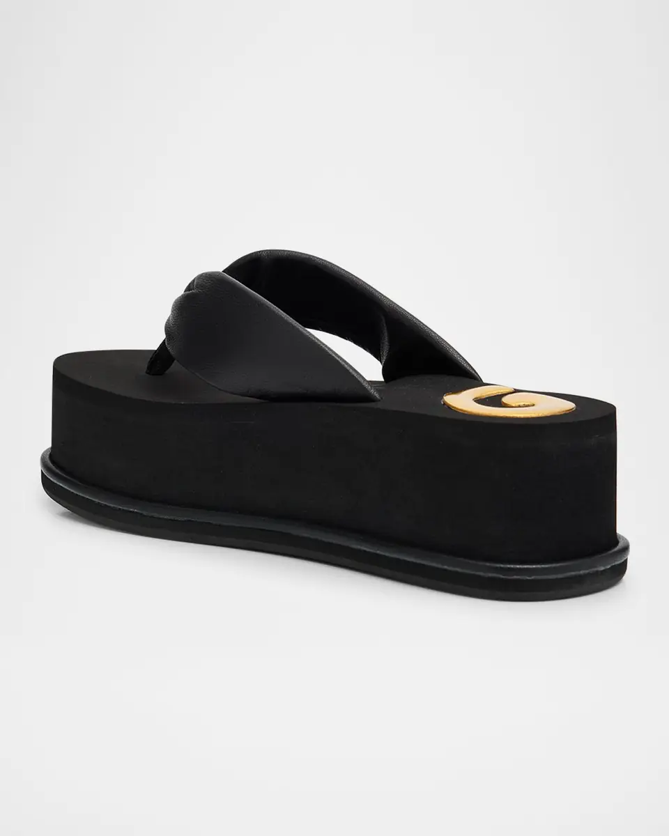 Cult Gaia CG Leather Platforms | Thumbnail 3