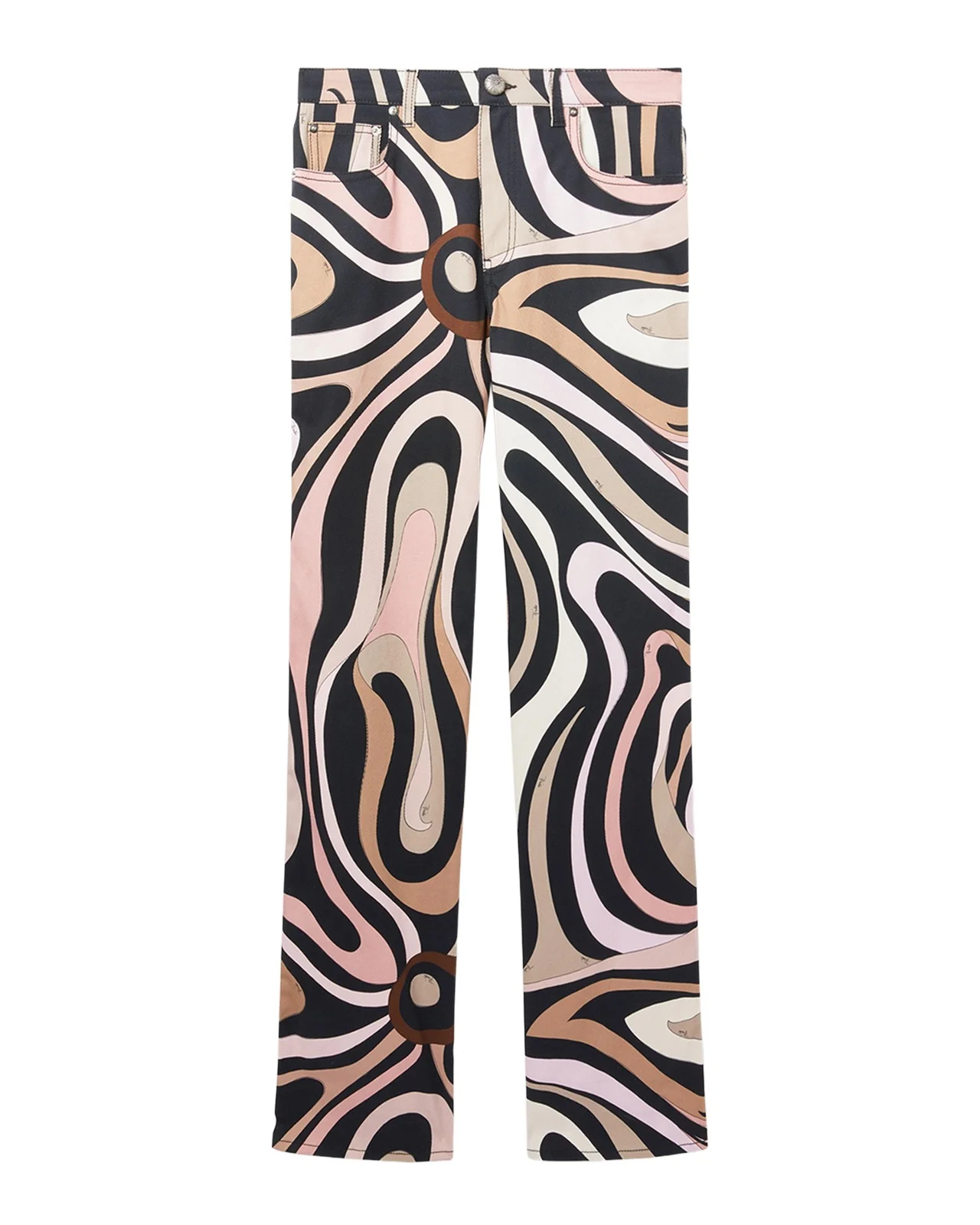 Marmo-Print Gabardine Stretch Wide-Leg Pants Marmo-Print Gabardine Stretch Wide-Leg Pants