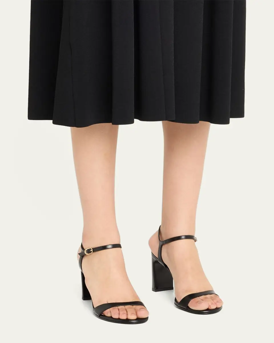 Stuart Weitzman Babette Leather Ankle-Strap Sandals | Thumbnail 12 Stuart Weitzman Babette Leather Ankle-Strap Sandals | Thumbnail 12