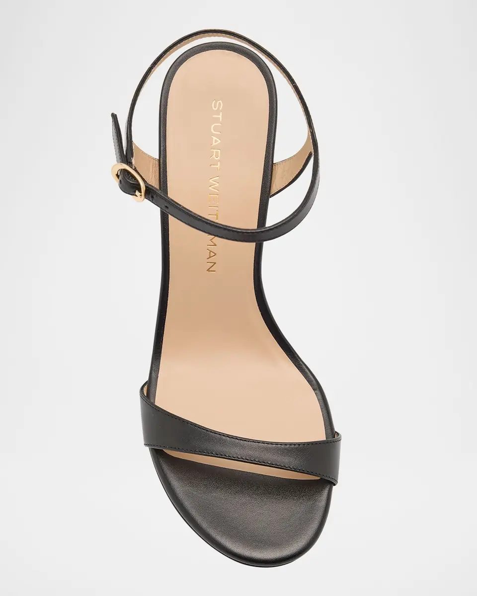 Stuart Weitzman Babette Leather Ankle-Strap Sandals | Thumbnail 5 Stuart Weitzman Babette Leather Ankle-Strap Sandals | Thumbnail 5