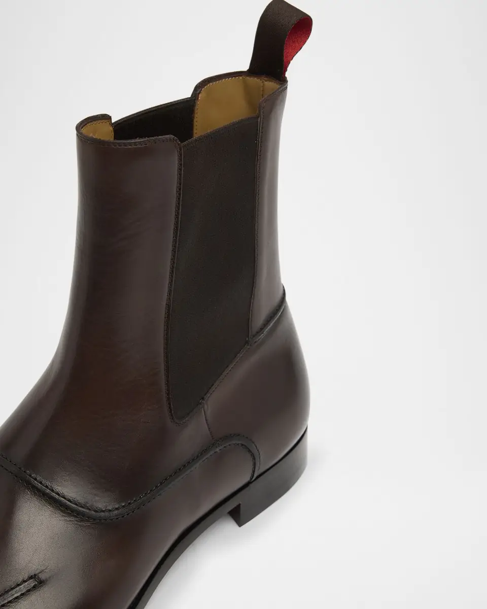 Christian Louboutin Men's Serchelsea Leather Boots | Thumbnail 2