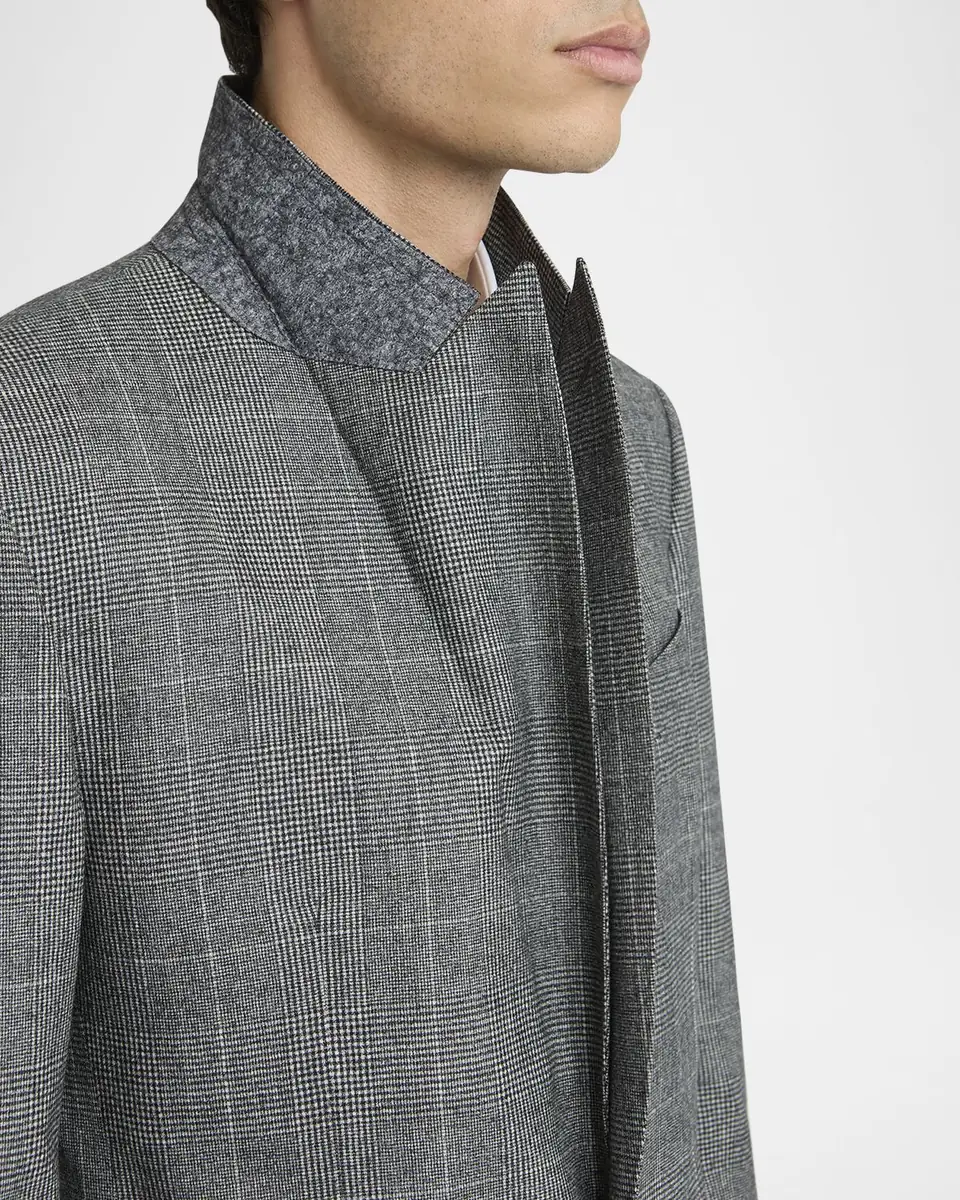 Dolce & Gabbana Men's Wool Glen Plaid Three-Piece Suit | Thumbnail 8