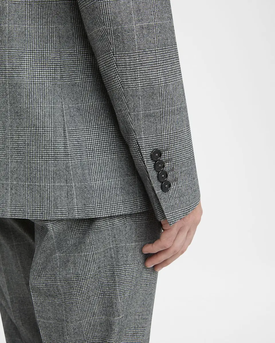 Dolce & Gabbana Men's Wool Glen Plaid Three-Piece Suit | Thumbnail 9