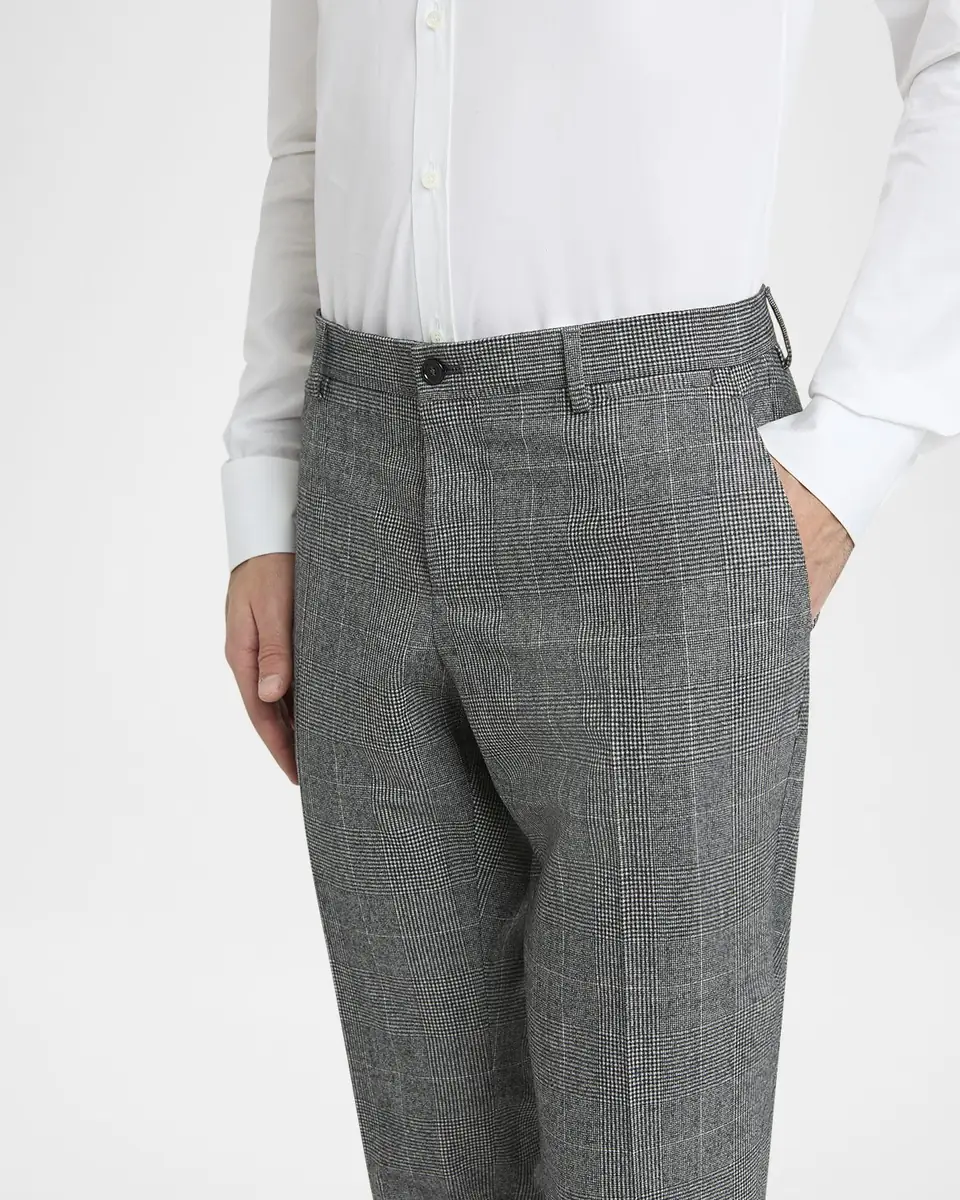 Dolce & Gabbana Men's Wool Glen Plaid Three-Piece Suit | Thumbnail 10