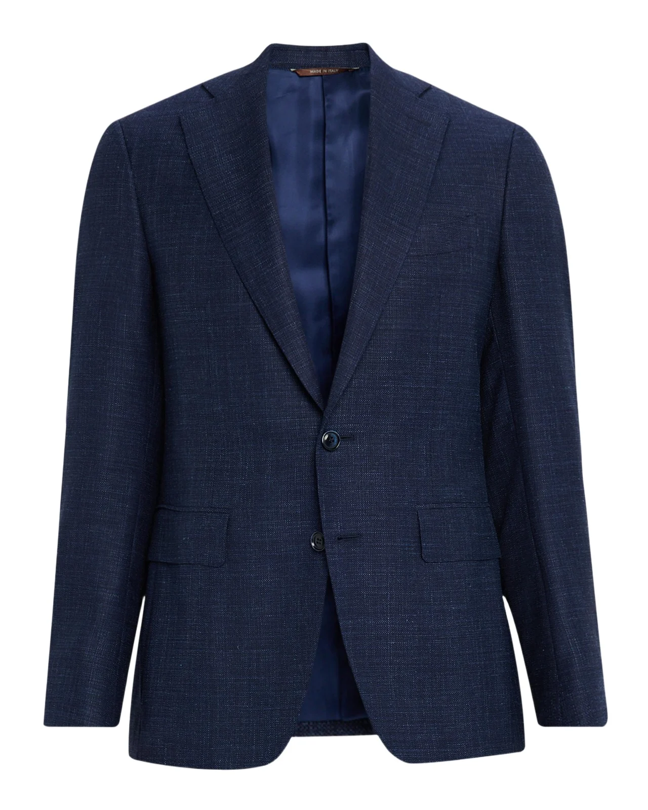 Canali Men's Textured Wool-Blend Notch Lapel Blazer