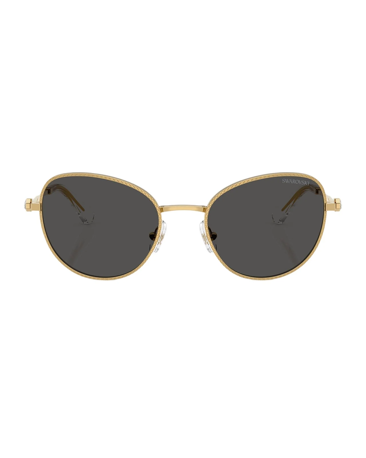 Swarovski SK7032 Crystal Metal Round Sunglasses