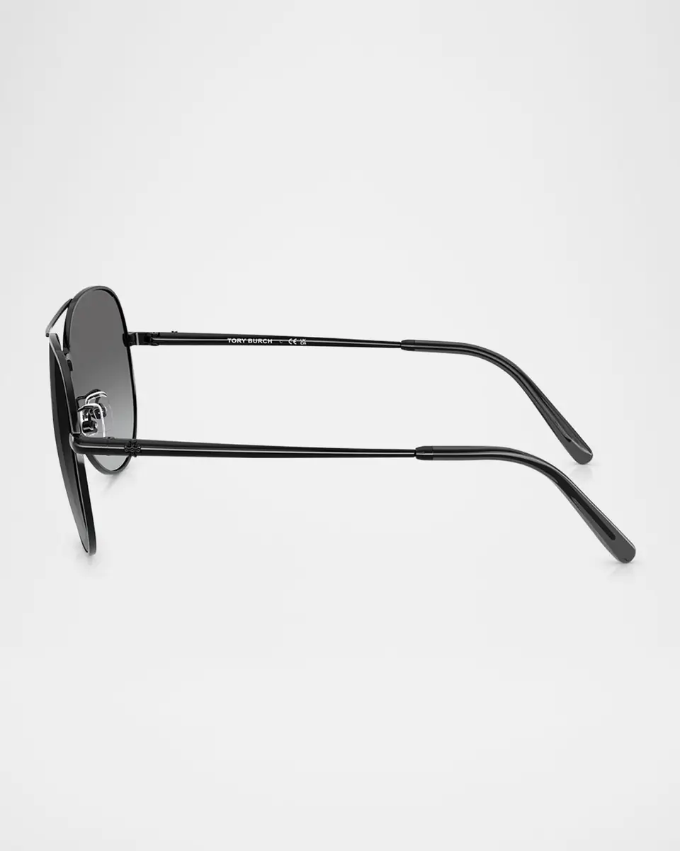 Tory Burch TY6114 Aviator Metal Sunglasses | Thumbnail 2 Tory Burch TY6114 Aviator Metal Sunglasses | Thumbnail 2