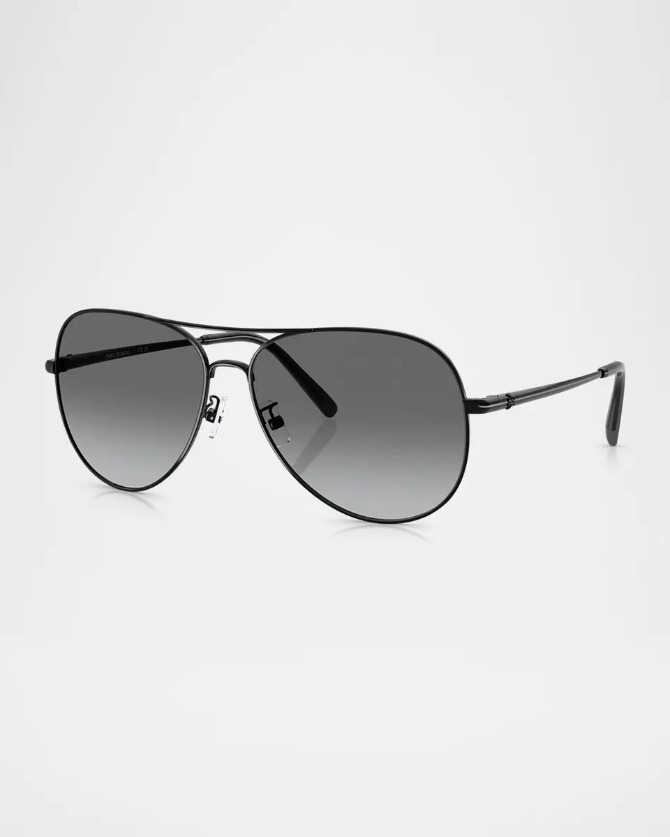Tory Burch TY6114 Aviator Metal Sunglasses | Thumbnail 3 Tory Burch TY6114 Aviator Metal Sunglasses | Thumbnail 3