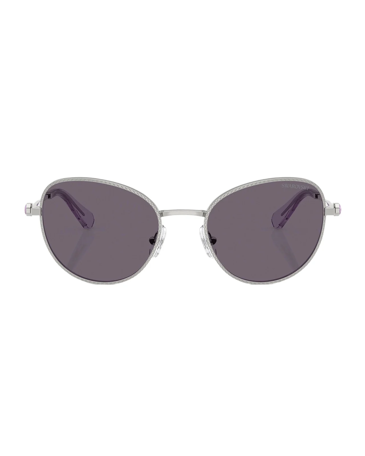 Swarovski SK7032 Crystal Metal Round Sunglasses