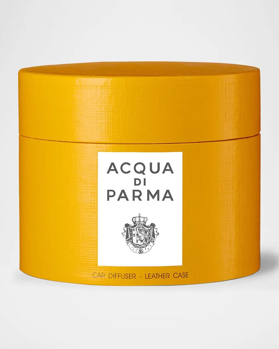 Acqua di Parma Yellow Leather Car Diffuser Case | Thumbnail 2 Acqua di Parma Yellow Leather Car Diffuser Case | Thumbnail 2