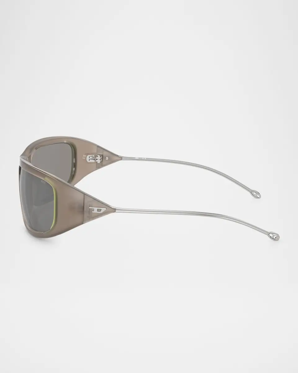 Diesel Men's DL3001 Oval Sunglasses | Thumbnail 2 Diesel Men's DL3001 Oval Sunglasses | Thumbnail 2