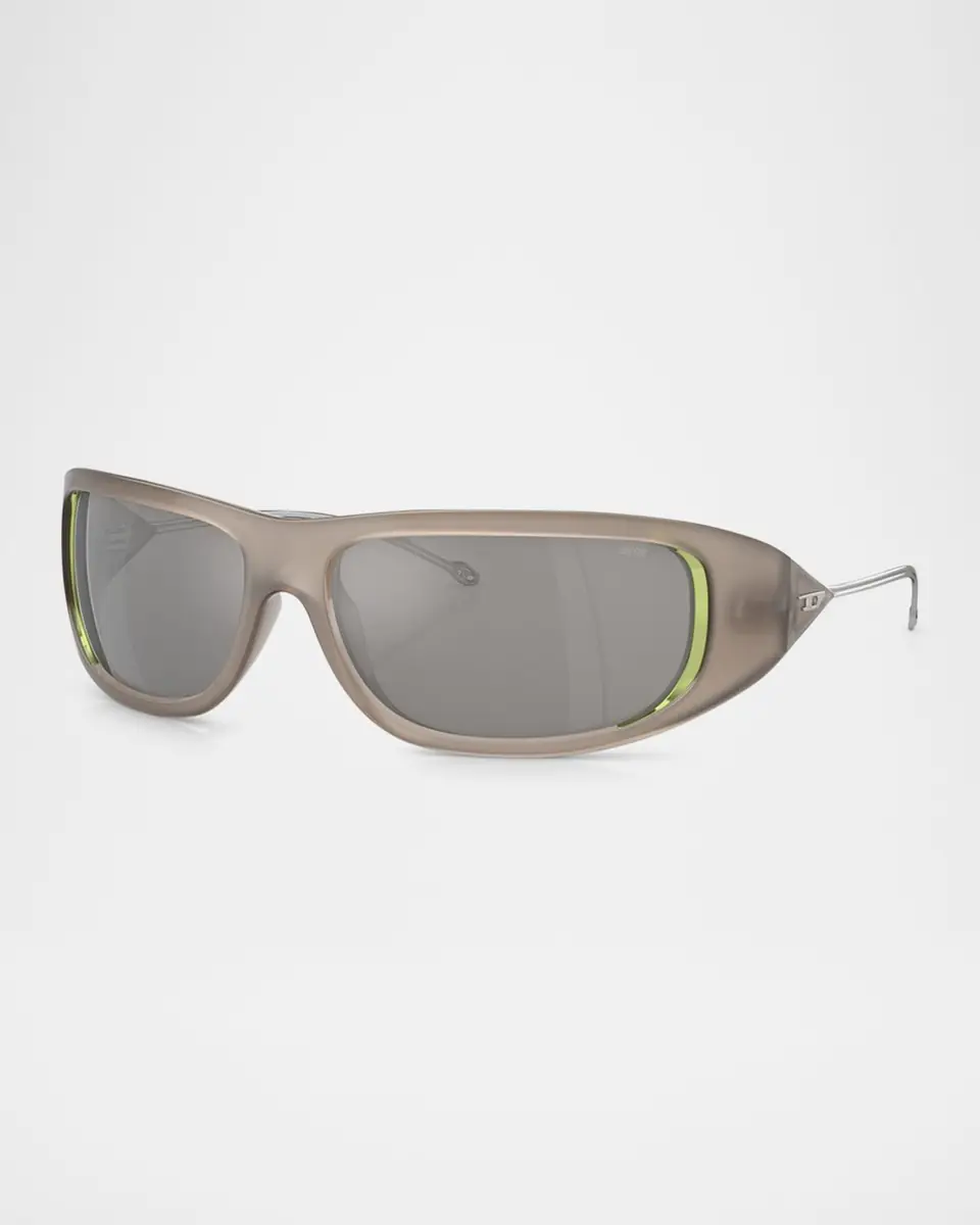 Diesel Men's DL3001 Oval Sunglasses | Thumbnail 3 Diesel Men's DL3001 Oval Sunglasses | Thumbnail 3