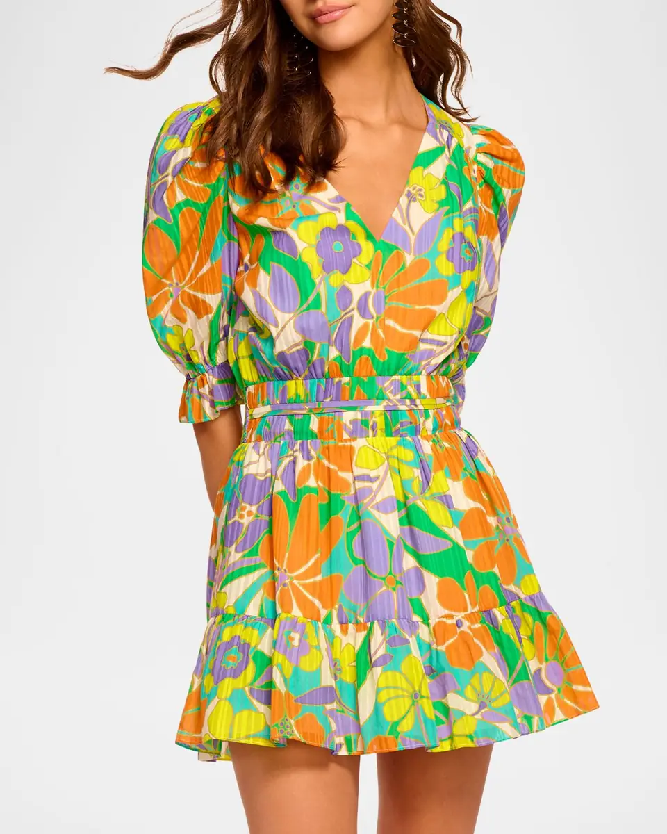 Ramy Brook Retro Garden Susan Mini Dress | Thumbnail 4 Ramy Brook Retro Garden Susan Mini Dress | Thumbnail 4