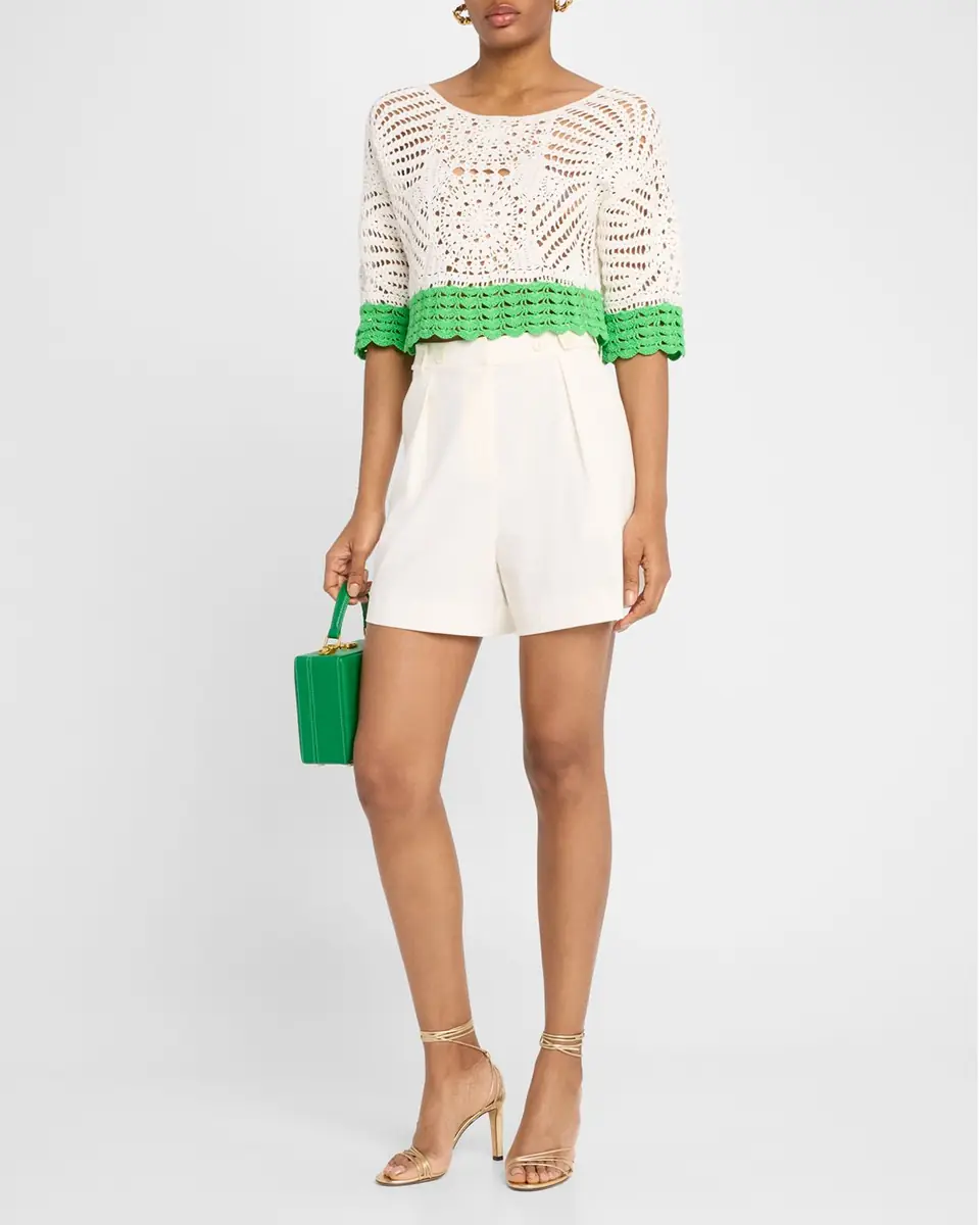 Ramy Brook Kristina Cropped Crochet Top | Thumbnail 2 Ramy Brook Kristina Cropped Crochet Top | Thumbnail 2
