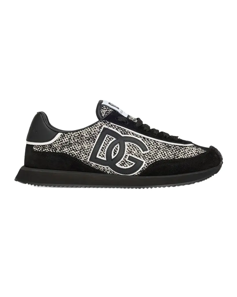 Dolce & Gabbana Men 's Suede and Wool Runner Sneakers | Image 1 Dolce & Gabbana Men 's Suede and Wool Runner Sneakers | Image 1