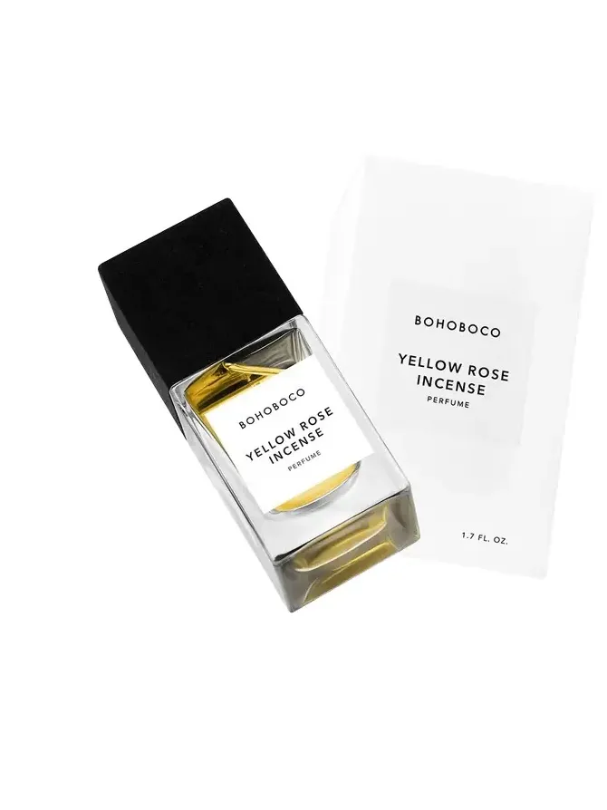 Bohoboco Perfume Yellow Rose Incense Eau De Parfum, 1.7 oz.