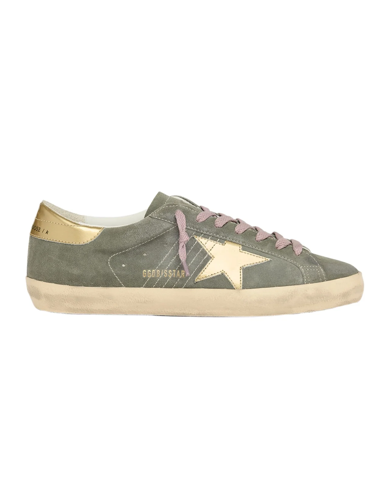 Men's Super-Star Suede and Metallic Leather Sneakers Men's Super-Star Suede and Metallic Leather Sneakers