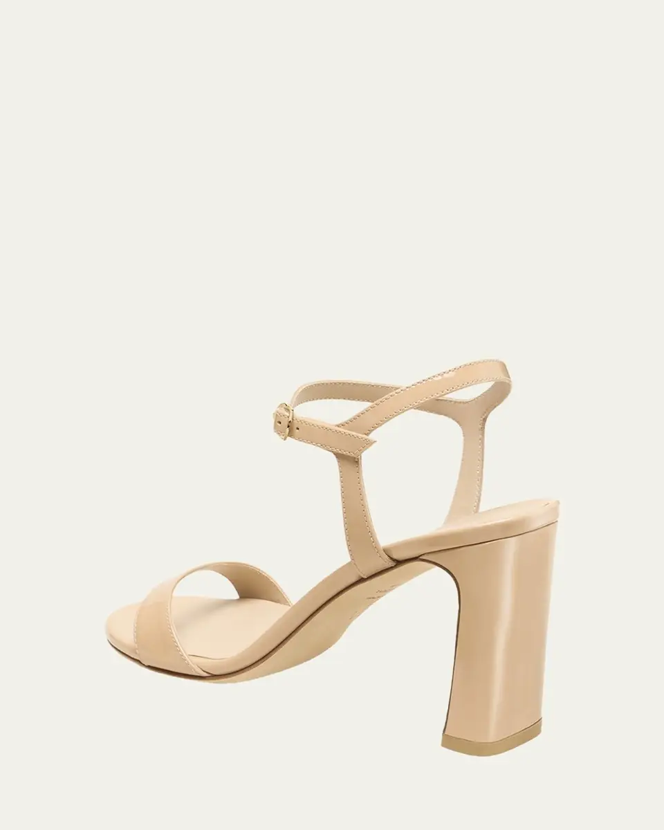 Stuart Weitzman Babette Patent Leather Ankle-Strap Sandals | Thumbnail 11 Stuart Weitzman Babette Patent Leather Ankle-Strap Sandals | Thumbnail 11