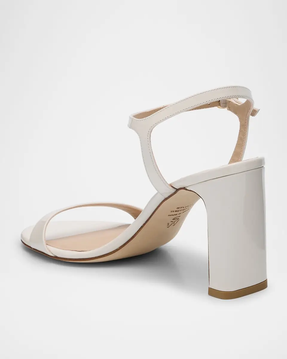 Stuart Weitzman Babette Patent Leather Ankle-Strap Sandals | Thumbnail 17 Stuart Weitzman Babette Patent Leather Ankle-Strap Sandals | Thumbnail 17