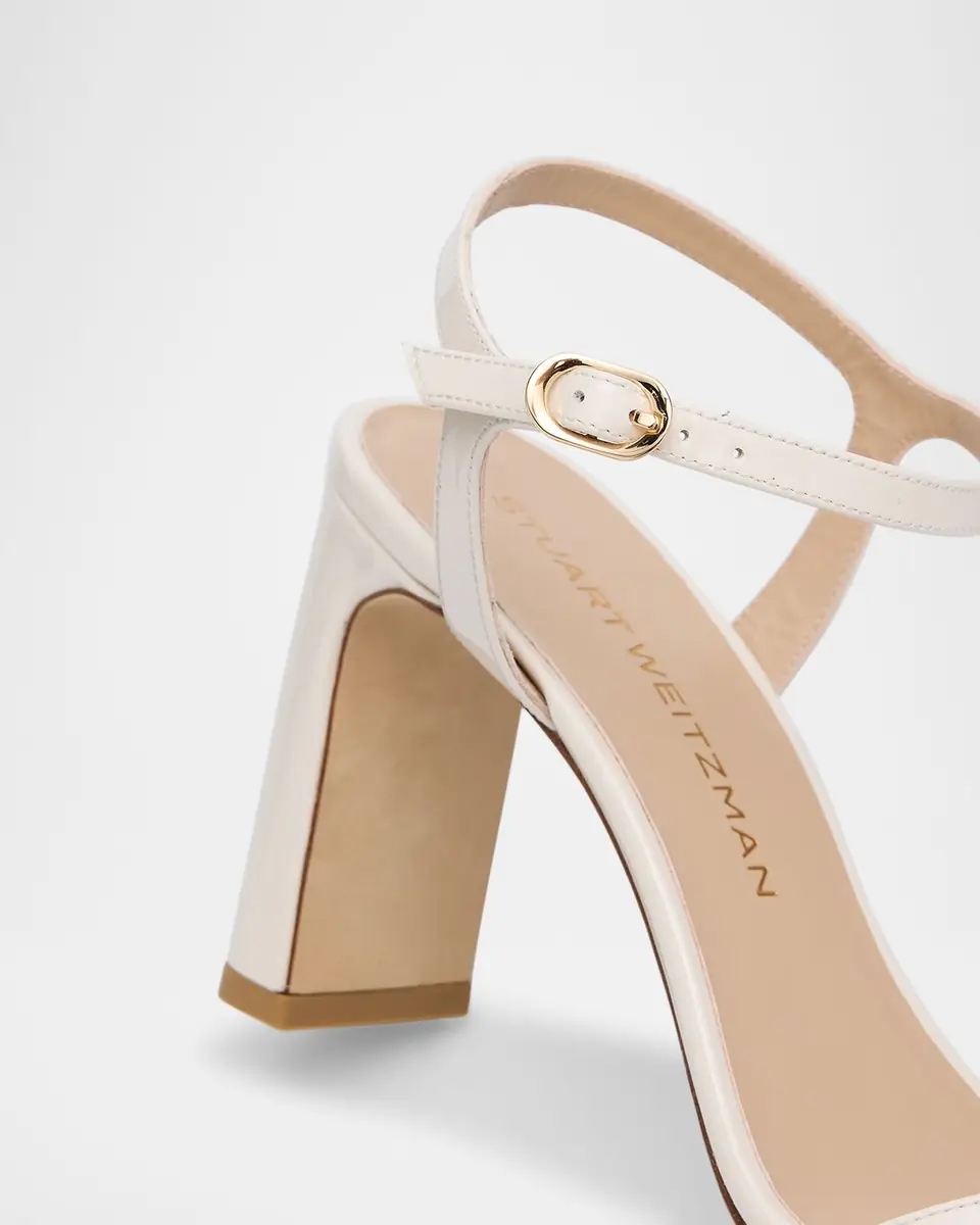 Stuart Weitzman Babette Patent Leather Ankle-Strap Sandals | Thumbnail 18 Stuart Weitzman Babette Patent Leather Ankle-Strap Sandals | Thumbnail 18