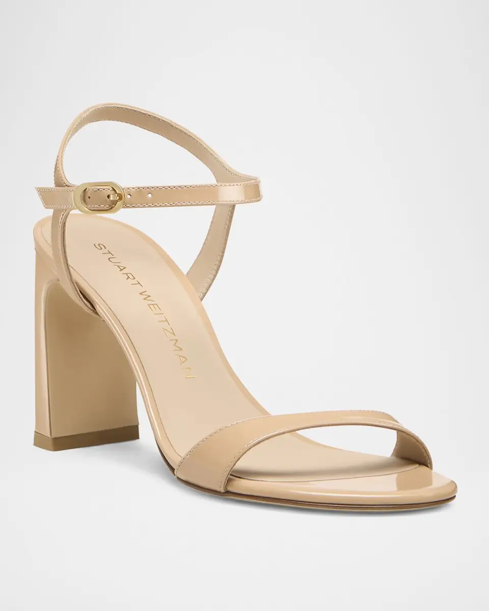 Stuart Weitzman Babette Patent Leather Ankle-Strap Sandals | Thumbnail 20 Stuart Weitzman Babette Patent Leather Ankle-Strap Sandals | Thumbnail 20