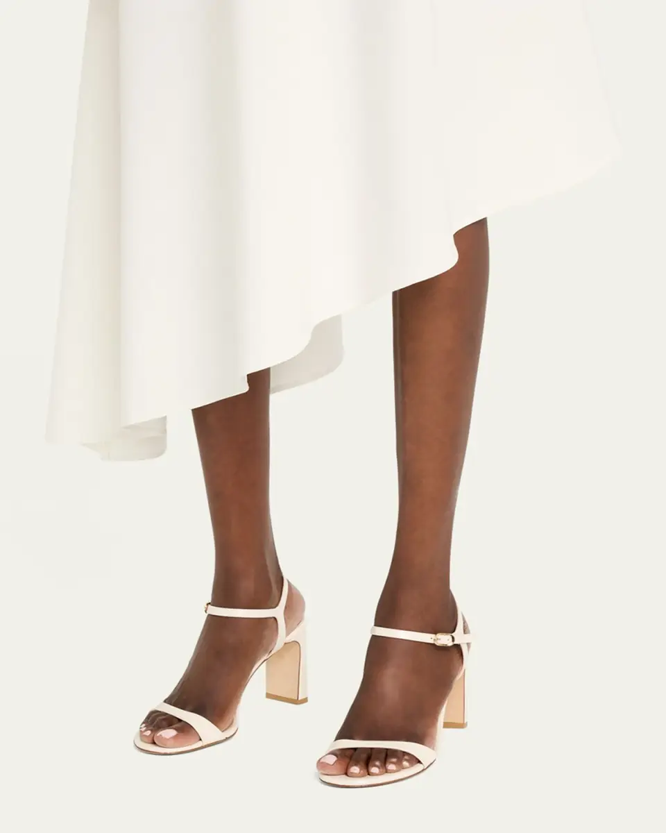 Stuart Weitzman Babette Patent Leather Ankle-Strap Sandals | Thumbnail 5 Stuart Weitzman Babette Patent Leather Ankle-Strap Sandals | Thumbnail 5
